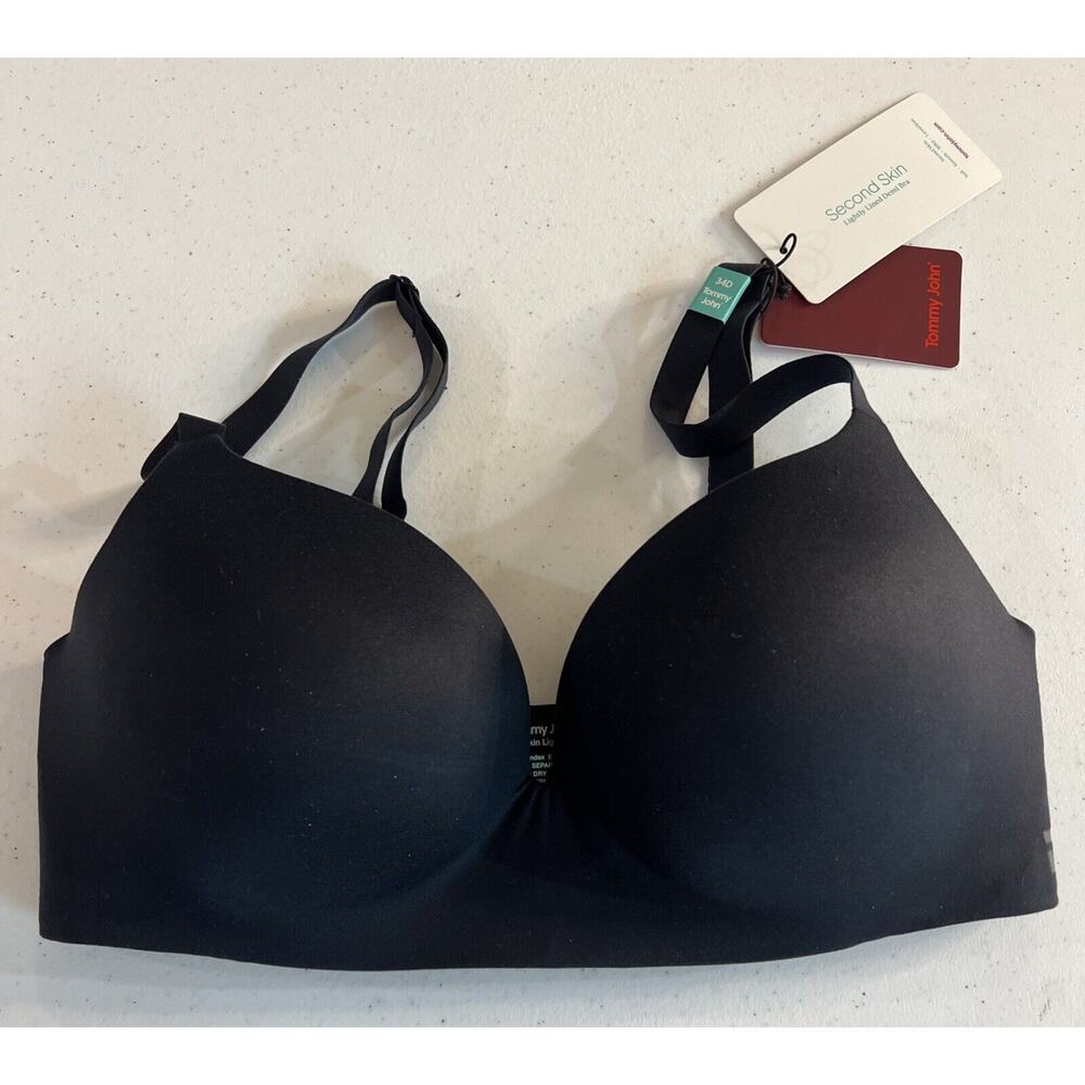 Tommy John Black T-Shirt Bra with Molded Cups